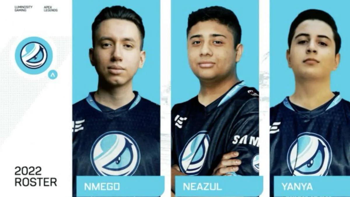 Luminosity Gaming signed a new Apex Legends roster