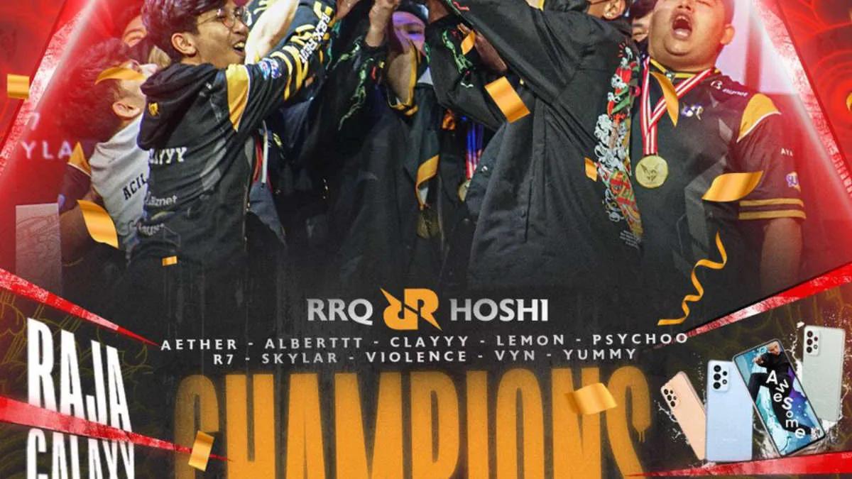 RRQ Hoshi became the champion of MPL Indonesia Season 9 in Mobile Legends: Bang Bang