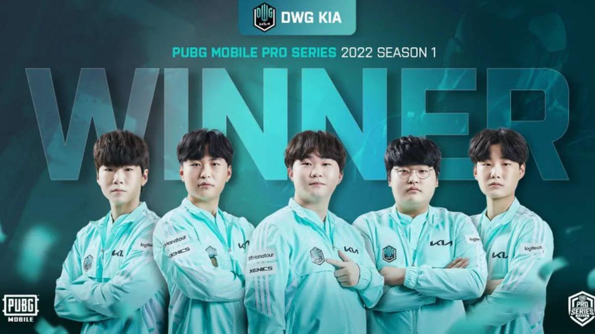 DAMWON Gaming became the winner of PUBG Mobile Pro Series 2022 Season 1