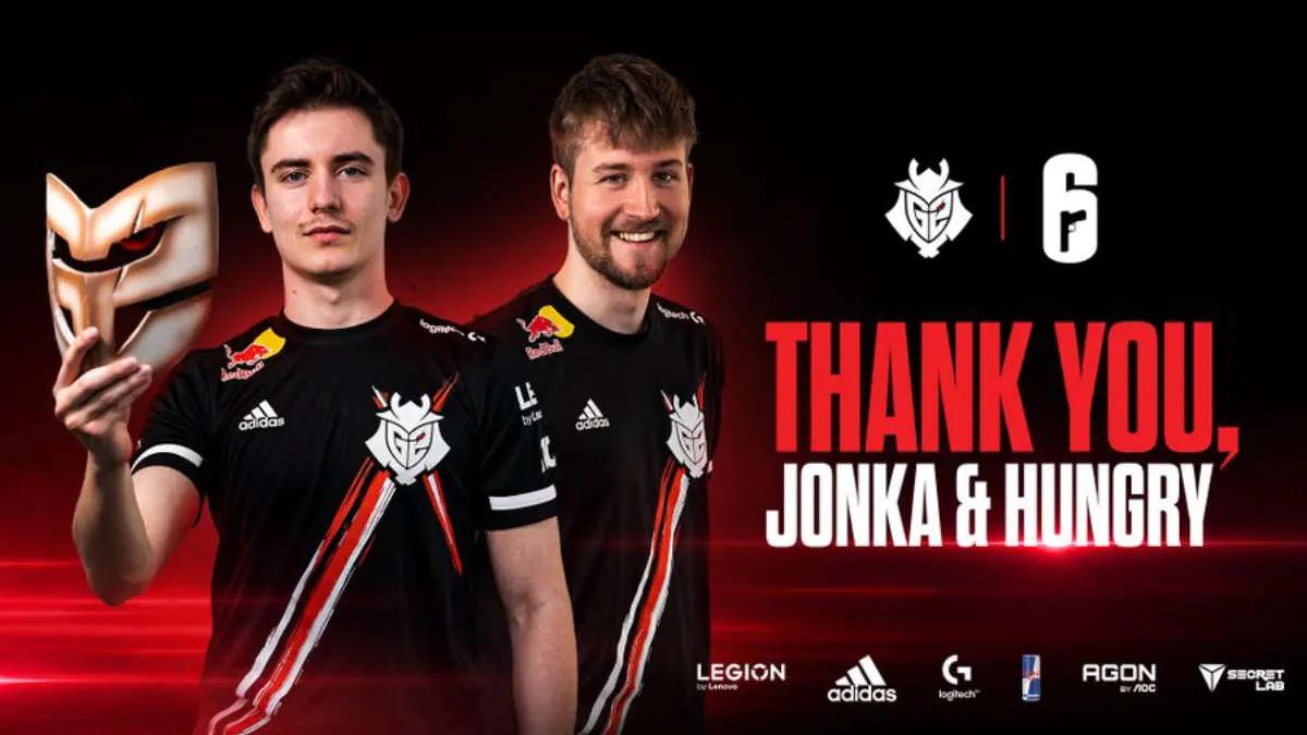 Jonka and Hungry left G2 Esports