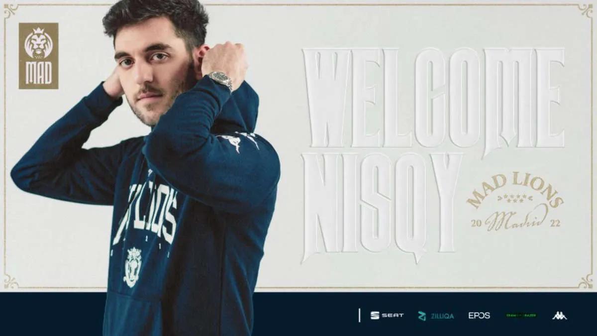 Nisqy became the new midlaner of MAD Lions