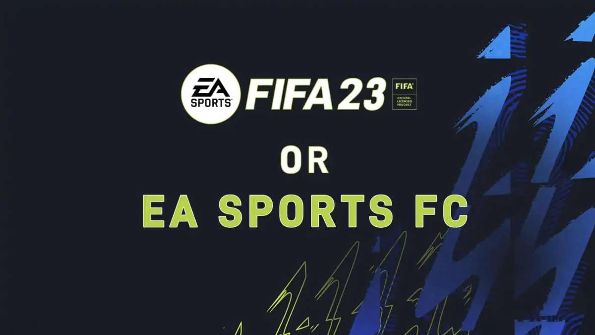 FIFA 23 will be the last football game from EA with this name