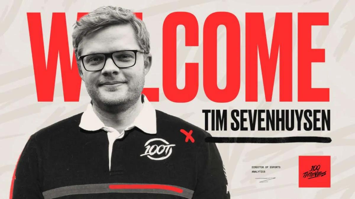 Tim Sevenhuizen Named Director of Esports Analytics at 100 Thieves