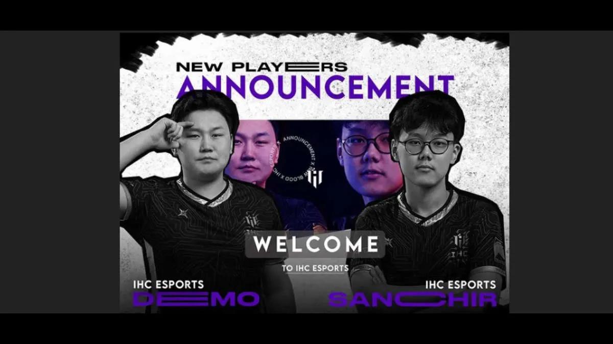 IHC Esports signed DEMO and SANCHIR