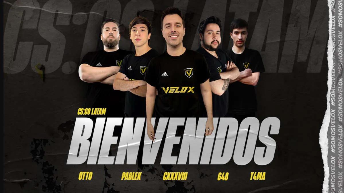 Velox Esports changed the Argentine CS:GO roster