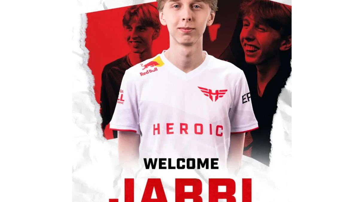 Jabbi became the fifth Heroic player