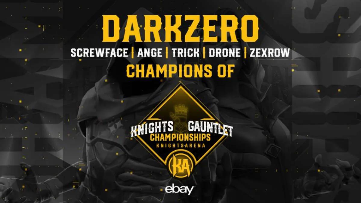 DarkZero Esports became the winner of Knights Gauntlet 2022: Championship