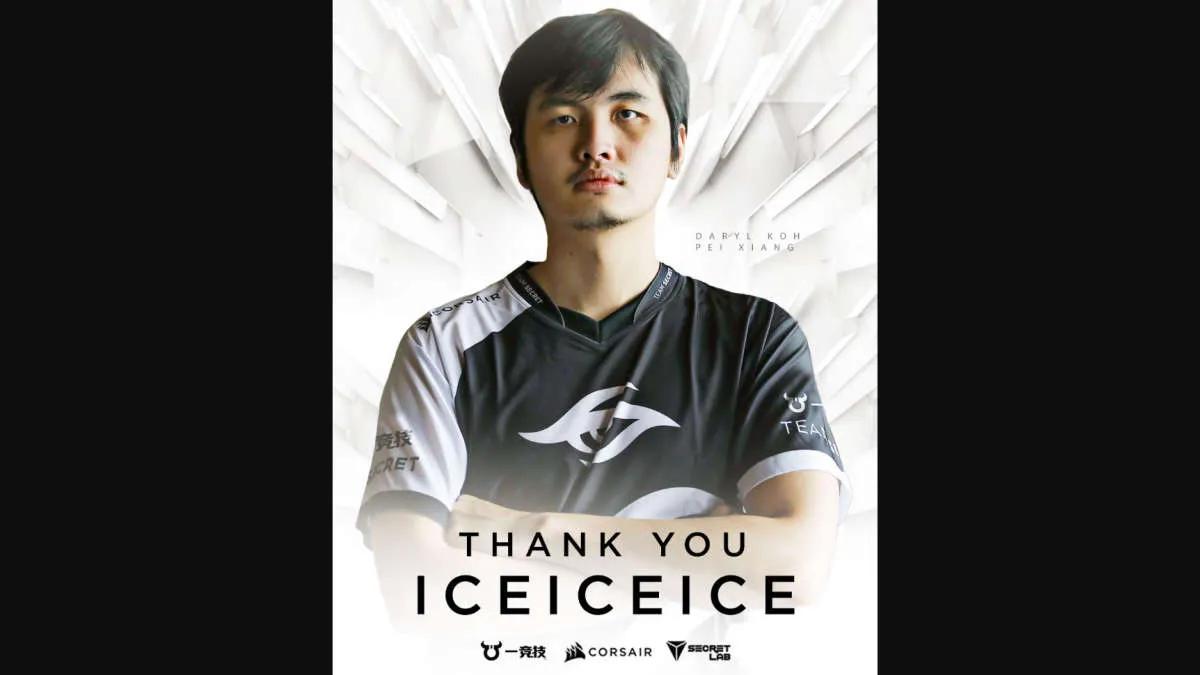 Iceiceice left Team Secret