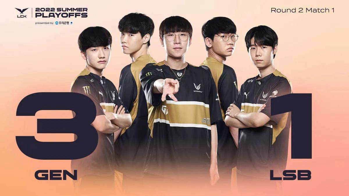 Gen.G Esports is the first finalist of LCK Summer 2022