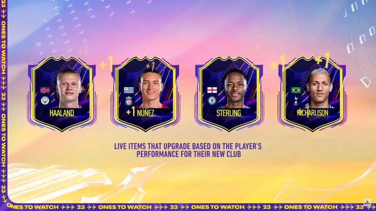 FIFA 23 will have new Ones to Watch card improvements