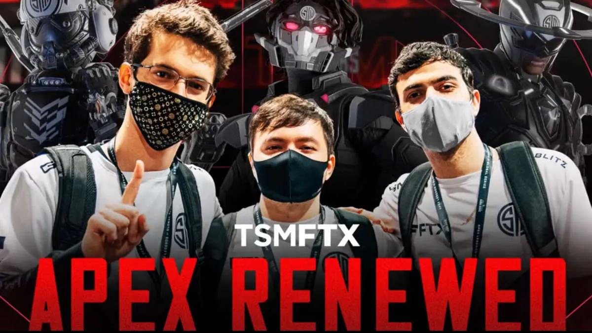 TSM renews partnership with Apex Legends roster