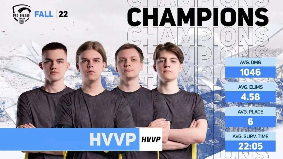 Former NAVI roster won PUBG Mobile Pro League - European Championship Fall 2022