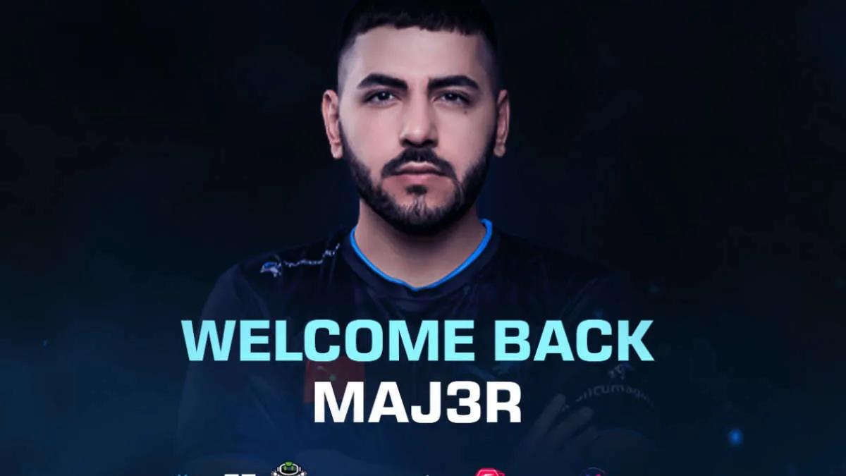 MAJ3R returns to Eternal Fire; a month ago he left the team and went to VALORANT