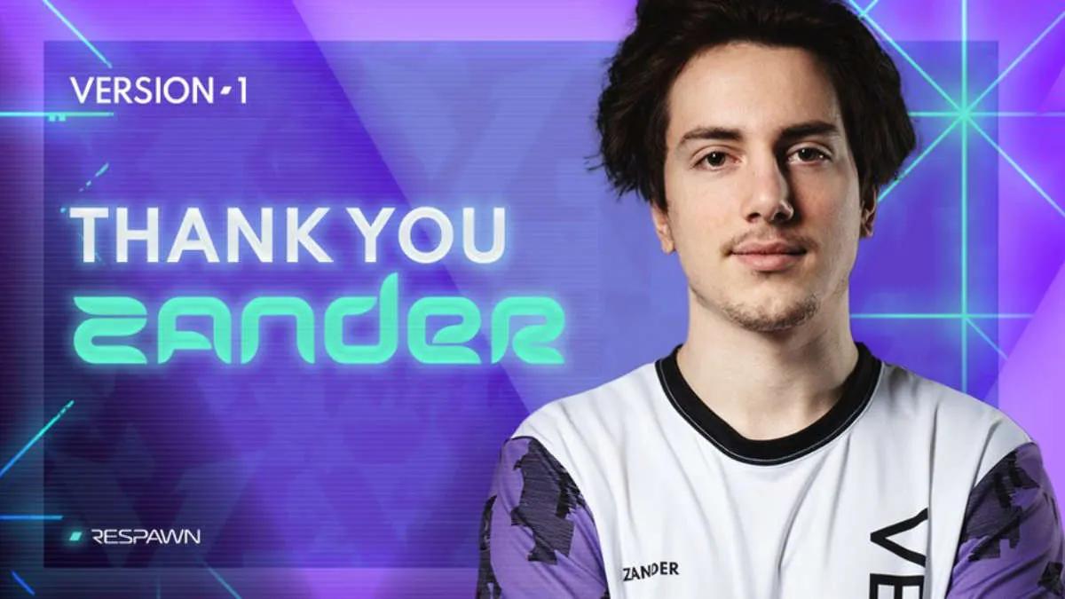 Zander released from contract with Version1