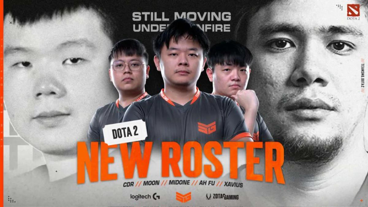 Team SMG updated Dota 2 roster