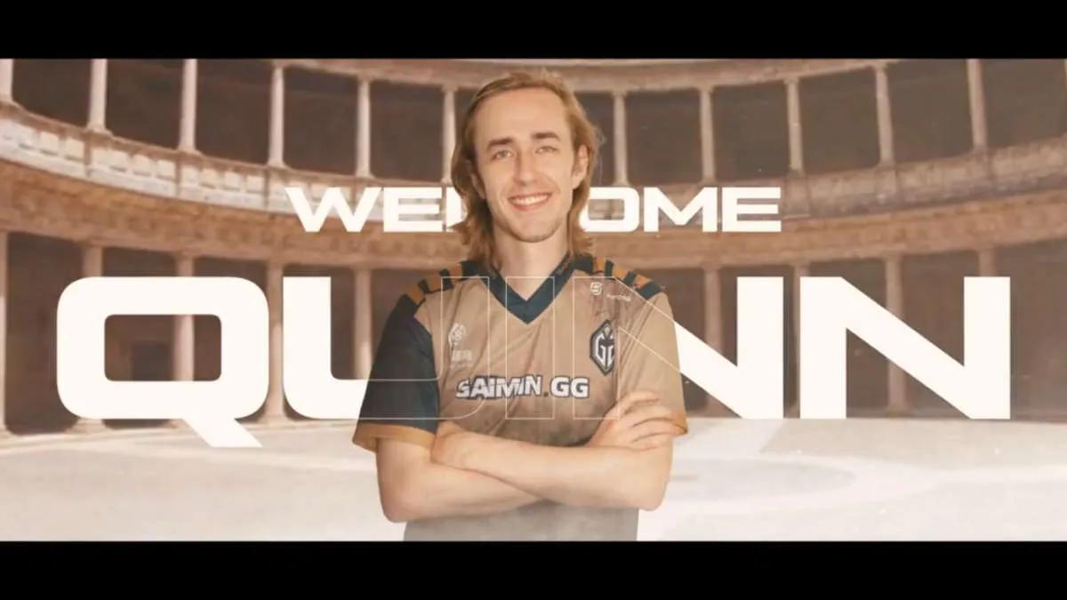 Quinn joins Gaimin Gladiators