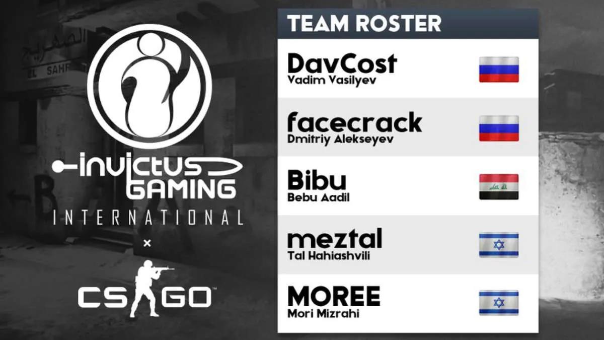 Invictus Gaming introduced a new CS:GO roster