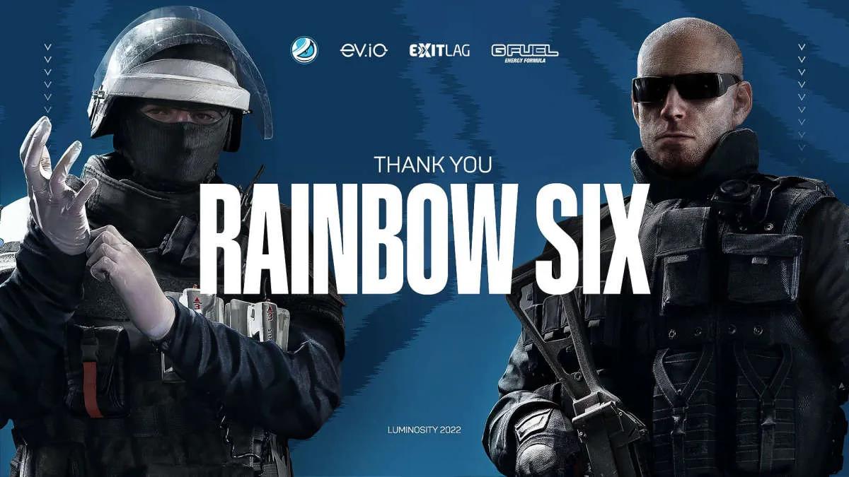 Luminosity Gaming leaves the Rainbow Six scene