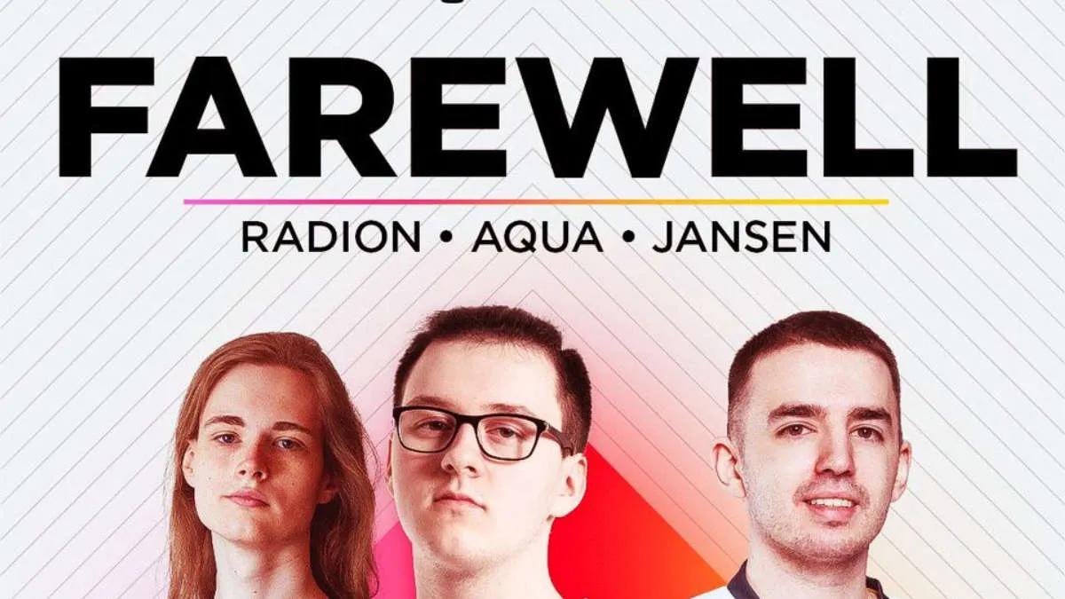 Aqua, analysts jansen and Radion leave BIG