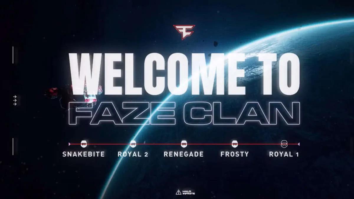 FaZe Clan unveils new Halo roster by signing former Sentinels players