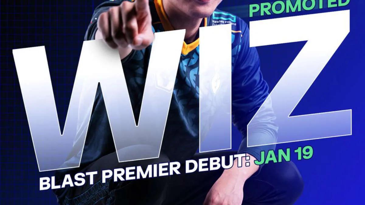 wiz will play for Evil Geniuses at the upcoming BLAST Premier Spring Groups 2023