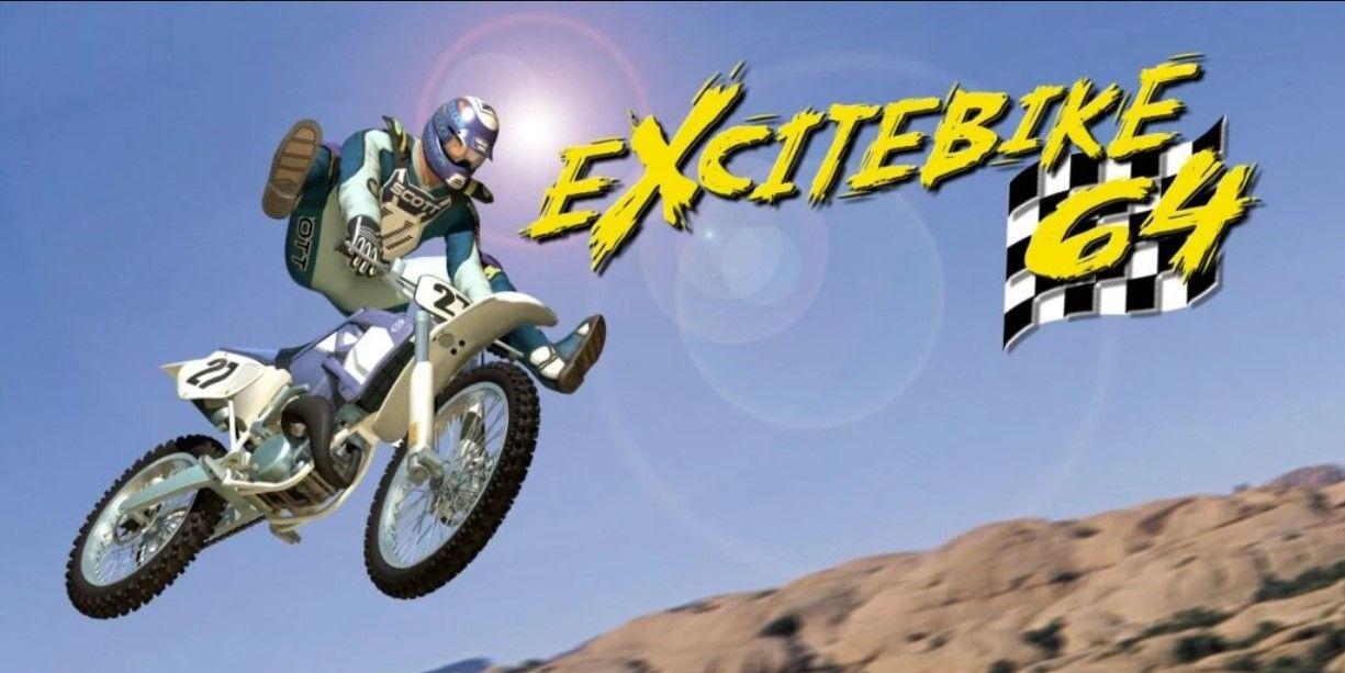 The game Excitebike 64 will be available on the Nintendo Switch Online service starting next week