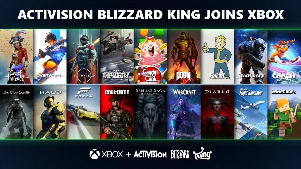 Xbox Welcomes Activision Blizzard and King to Its Community