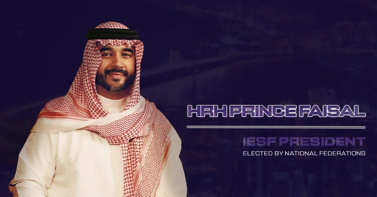 The Saudi Arabian prince has taken the position of president at the International Esports Federation