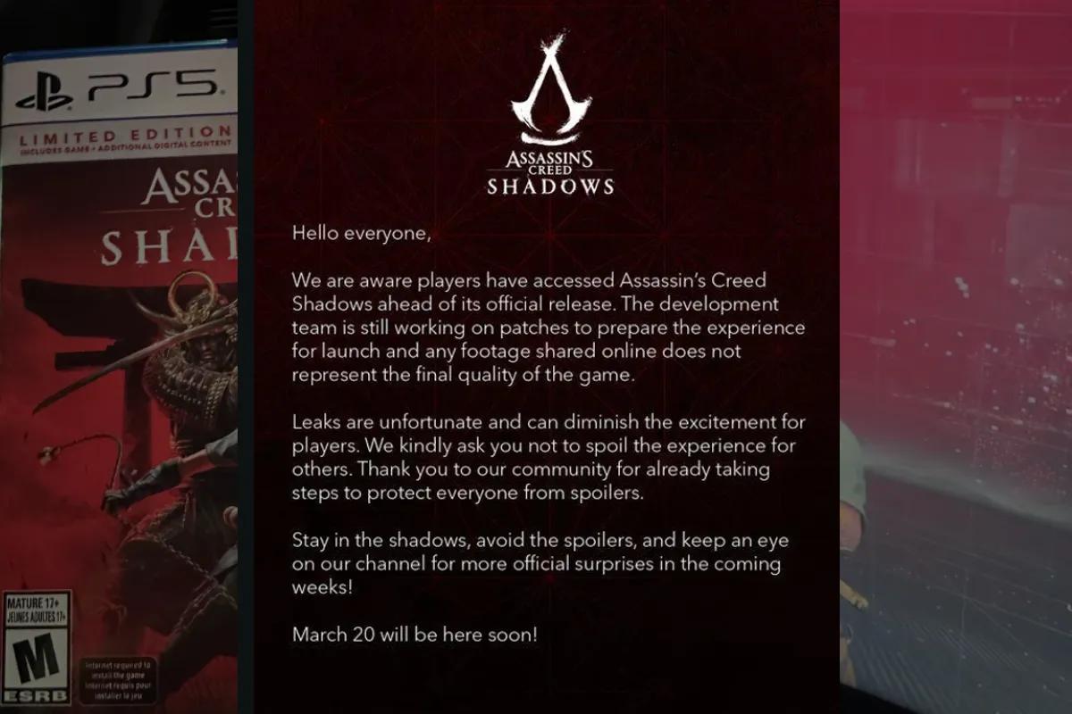 Ubisoft responds to Assassin’s Creed Shadows leaks a month early
