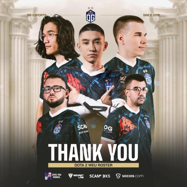 OG Disbands Dota 2 Roster