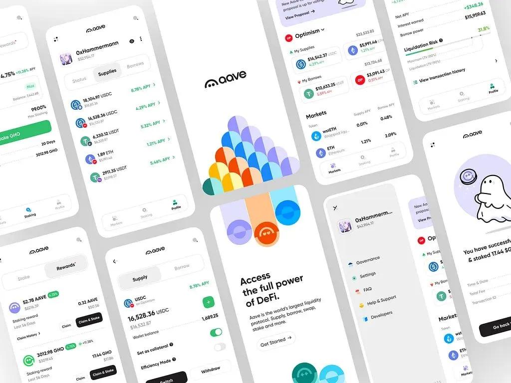 Aave Launches "Save and Earn" App in Apple Store