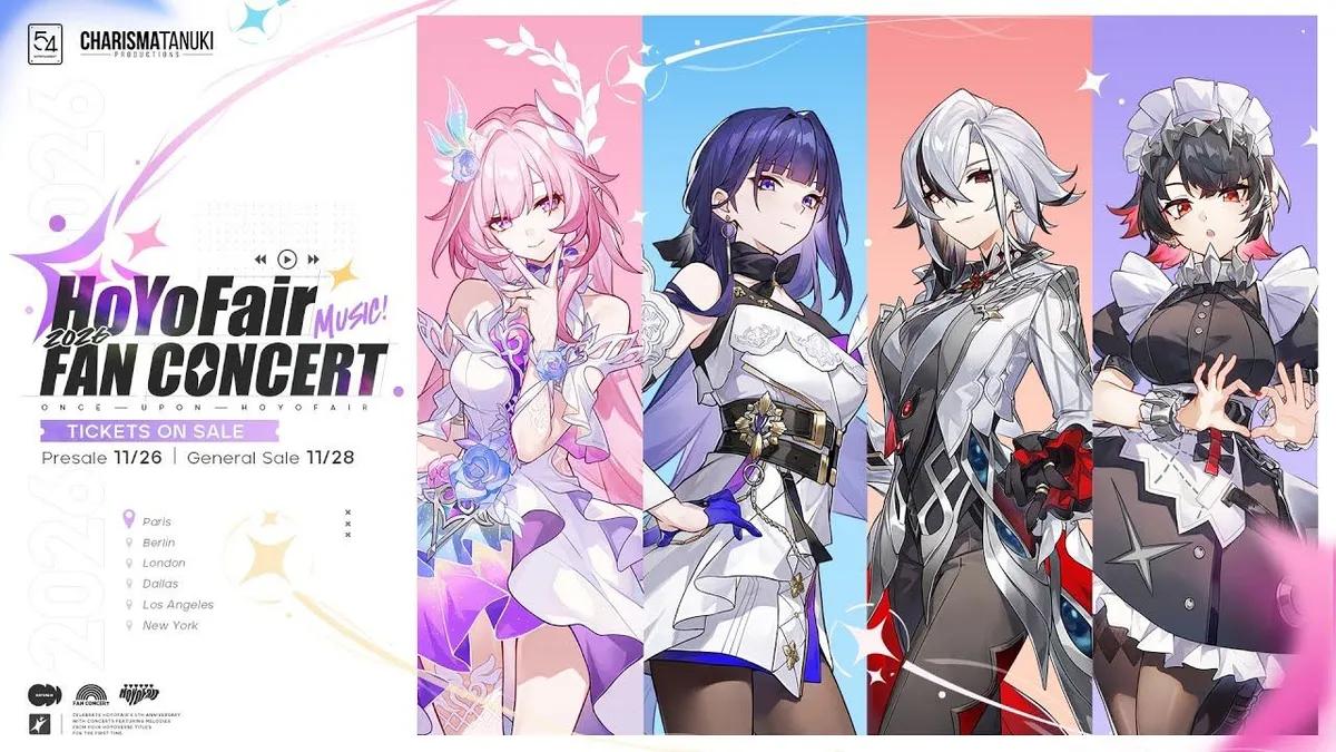HoYoFair Fan Concert Announced for Early 2026 Across Europe and the U.S.