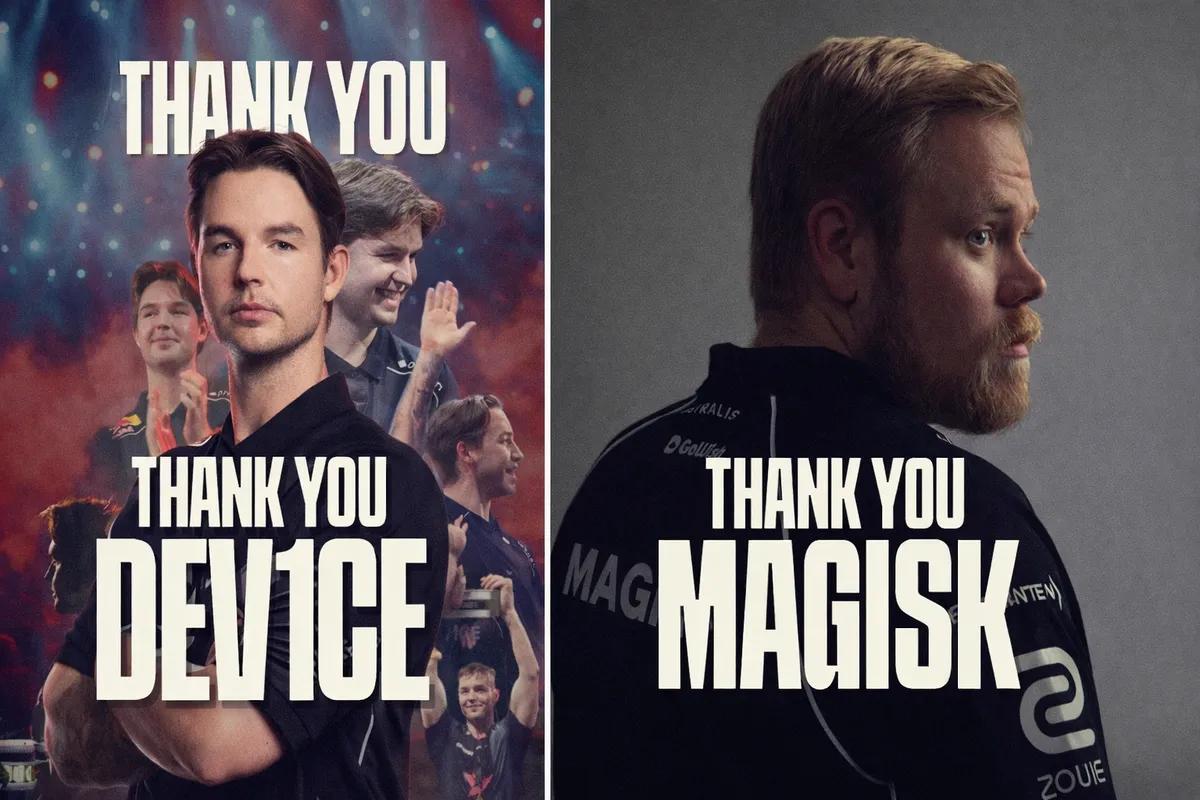 Astralis may switch to an international roster after dev1ce and Magisk departures