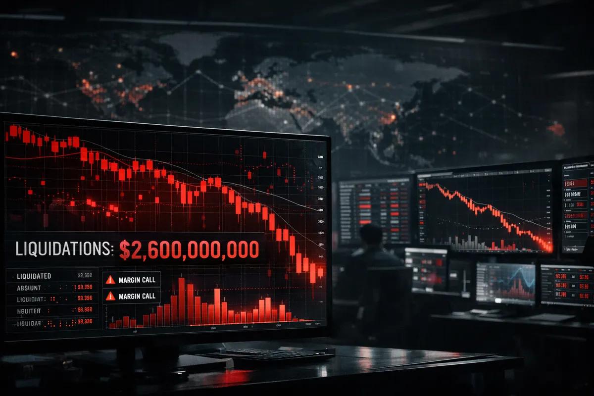 Massive Crypto Market Crash: $2.6 Billion in Liquidations in a Day Due to Strategy's Losses