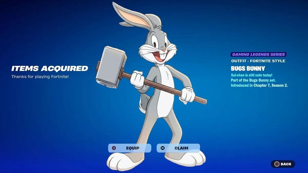 Fortnite Adds Bugs Bunny Skin — Here’s How to Unlock It