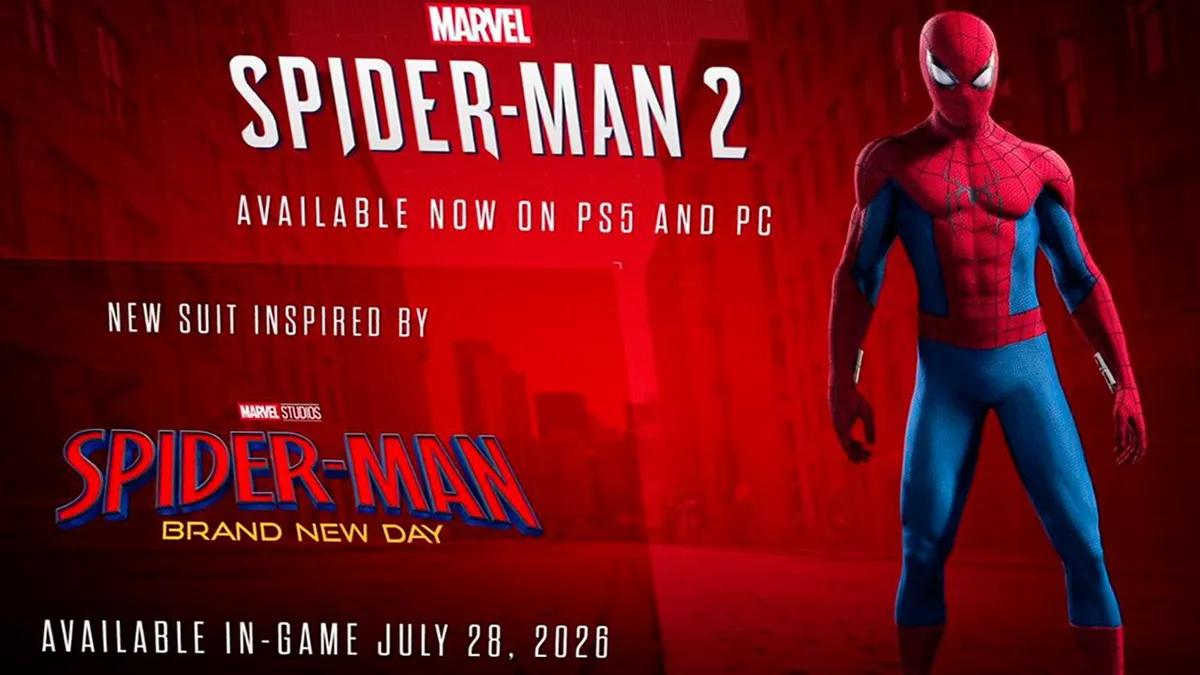 Marvel’s Spider-Man 2 Will Receive a New Suit – Dedicated to Spider-Man: Brand New Day Release