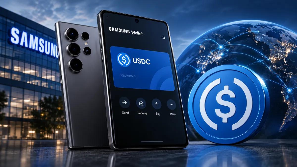 Samsung is putting USDC on 82 million Galaxy phones