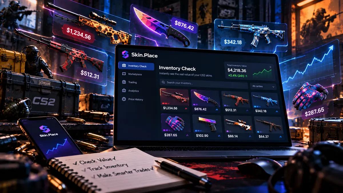 Know What Your Skins Are Worth: Skin.Place Debuts Inventory Check