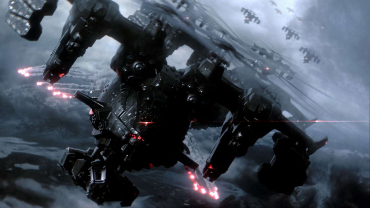 BATALHA DE ROBÔ GIGANTE EM Armored Core VI Fires of Rubicon, o