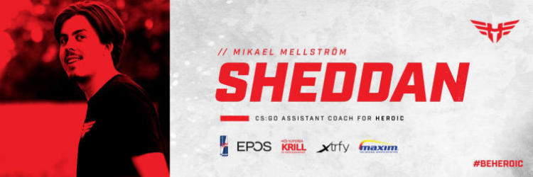 SheddaN becomes Heroic's assistant head coach. Photo 1