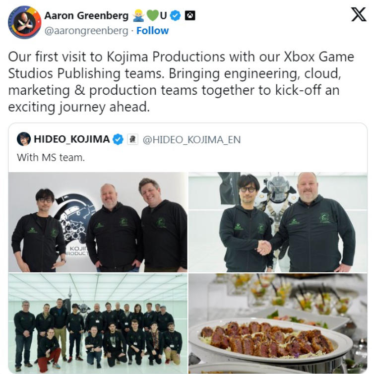 Xbox Game Studios announce partnership with Kojima Productions on