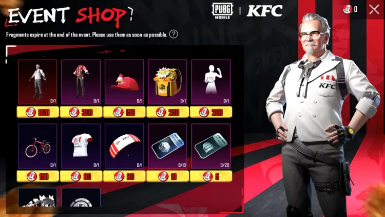 Feast and Fortune: PUBG Mobile and KFC Join Forces for Mouthwatering Rewards 2