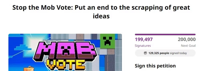 Minecraft Fans Rally Around Petition To Stop New Mob Vote