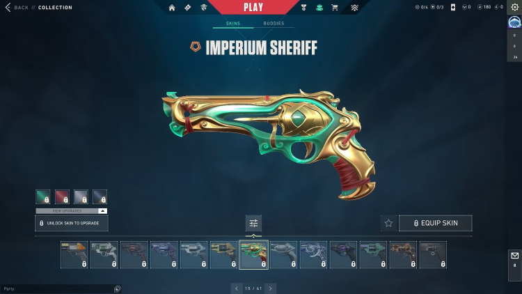 NOVA LINHA DE SKINS IMPERIUM - VALORANT 