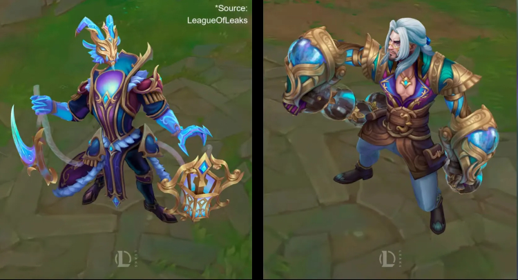 Winterblessed Camille vs Prestige Winterblessed Camille Skins Comparison  (League of Legends) 