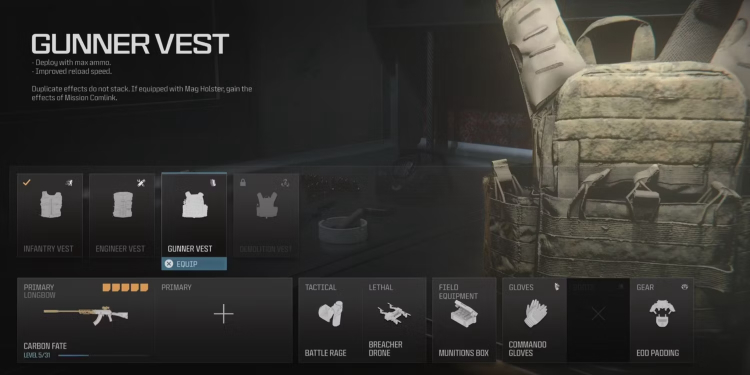 Master the Battlefield in MW3: Unlock the Ultimate Gunner Vest for Superior Firepower and Ammo! 1