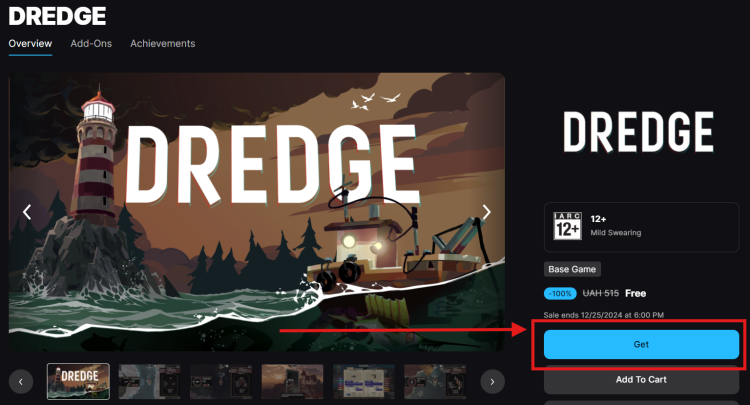 Get DREDGE Free on Epic Games Store – Offer Ends Dec 25 at 6 PM! 3