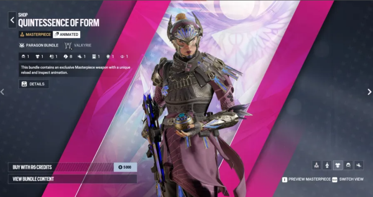 Valkyrie Paragon Bundle Marks First Mythical Set in Rainbow Six Siege 1