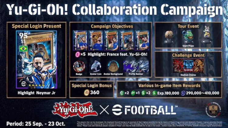 eFootball 2026 x Yu-Gi-Oh! Crossover Brings Anime Magic to the Pitch 1