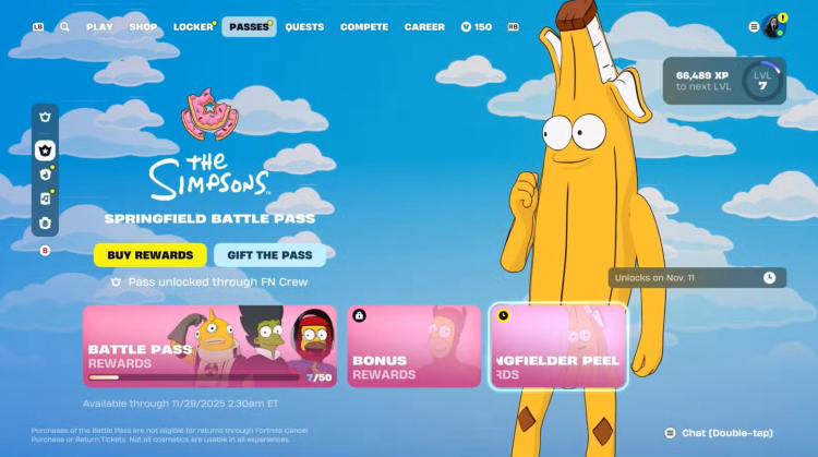 Fortnite x The Simpsons: How to Unlock the Upcoming Springfielder Peely Skin 1